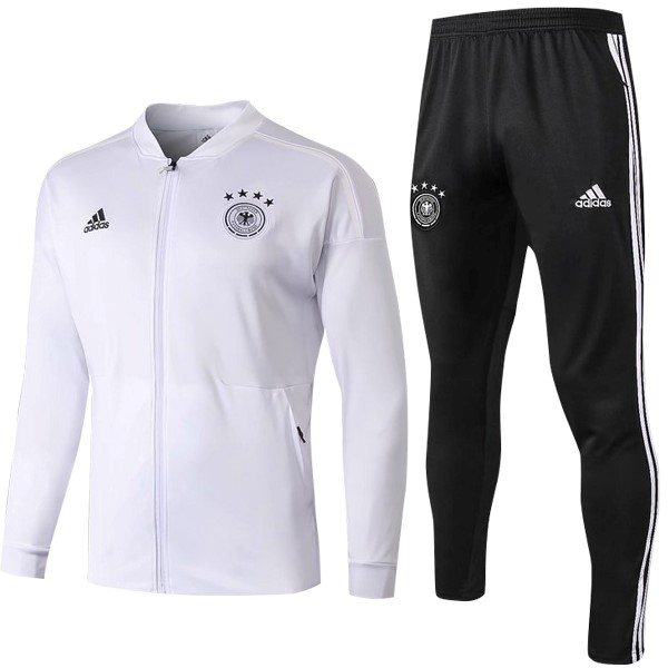 Chandal Del Alemania 2018 Blanco Negro Marino